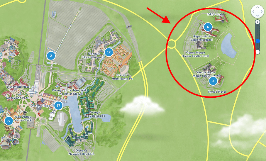 De partnerhotels van Disneyland Parijs
